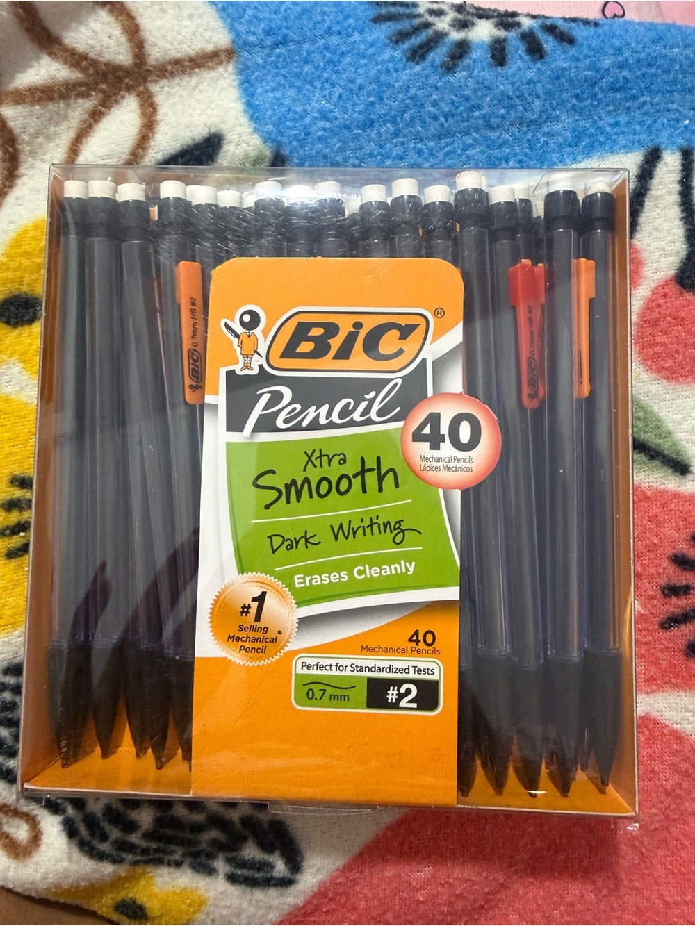 BIC Black Xtra Smooth Mechanical Pencils, 0.7mm - Pack of 40